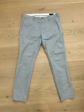 Polo by Ralph Lauren Light Gray Men's Chinos (W34 L32)